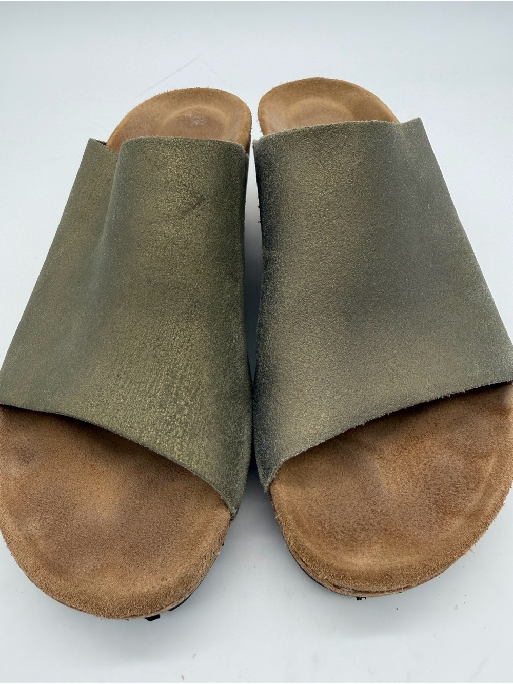 Papillio Birkenstock Namica Metallic Sand Gold Size 7 Wedges - Picture 3 of 9